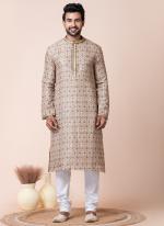 Silk Multi Festival Wear Printed Readymade Kurta Pajama